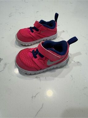Nike Baby Girl's Flex Athletic Shoes Hyper Pink/Blue Size 5